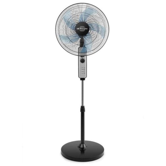 Ventoinha de Pé Orbegozo SF 1046 80W 45cm 3 Velocidades Cabeça Inclinável Temporizador