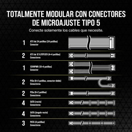Corsair CP-9020245-EU unité d'alimentation d'énergie 850 W 24-pin ATX ATX Noir
