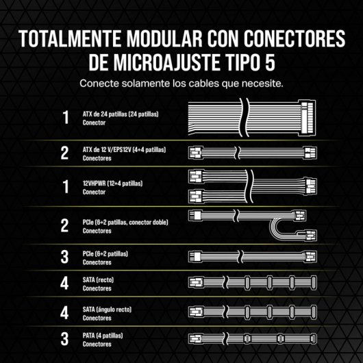 Corsair CP-9020246-EU alimentatore per computer 1000 W 24-pin ATX ATX Nero