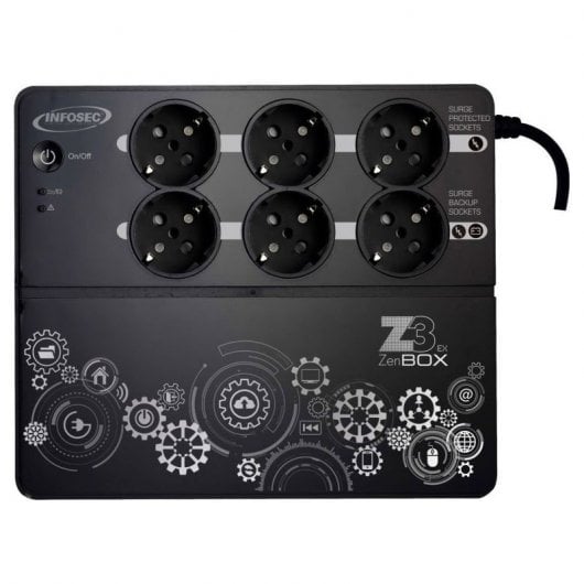 Infosec Z3 Zenergy Box 500 0,5 kVA 200 W 8 sortie(s) CA