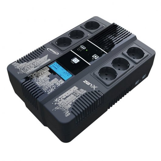 Infosec Zen-X 800 A linea interattiva 0,8 kVA 0,48 W 6 presa(e) AC