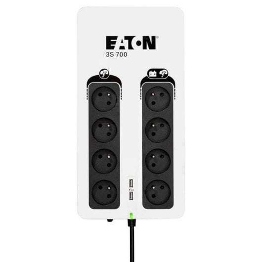 Sai Eaton 700VA Batterie Plomb Étanche Protection 8 Prises USB LED