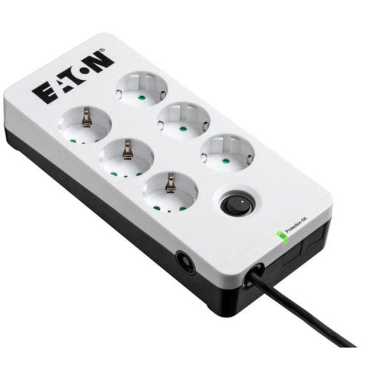 Multiprise Eaton PB6D 6 prises avec protection surtension interrupteur LED 1,5 m