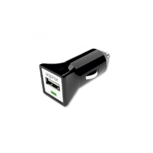 Cargador de coche Approx APPUSBCARB USB 1A compacto con LED negro