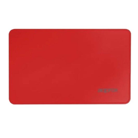 Environ APPHDD200R Boîtier de disque dur externe 2,5" SATA USB 2.0 sans vis rouge