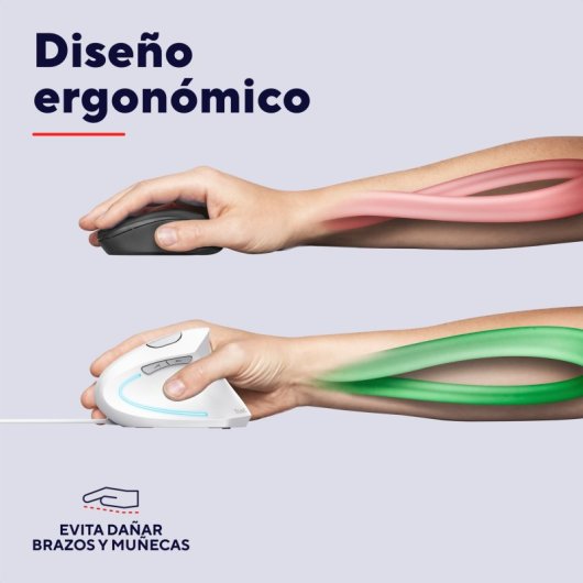 Trust Verto Ratón Ergonómico Vertical USB 1600 DPI Blanco