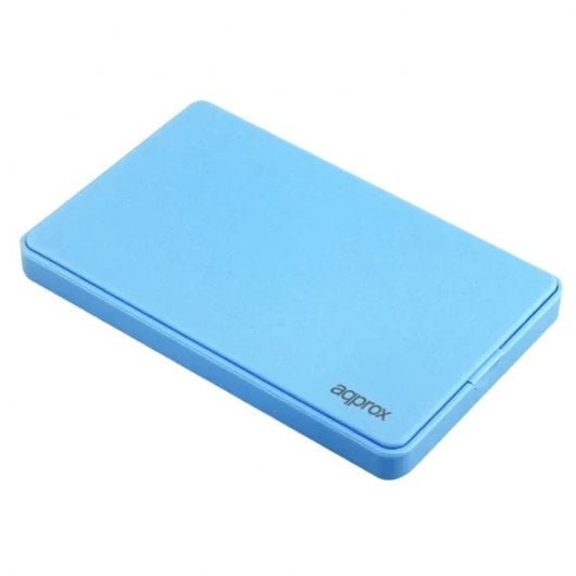 Approx APPHDD300LB Caja Externa para Disco Duro de 2.5" SATA USB 3.0 Screwless Azul Claro
