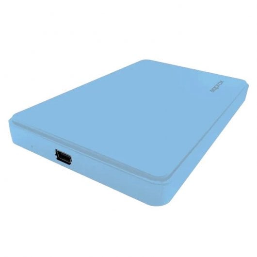 Approx APPHDD300LB Caja Externa para Disco Duro de 2.5" SATA USB 3.0 Screwless Azul Claro