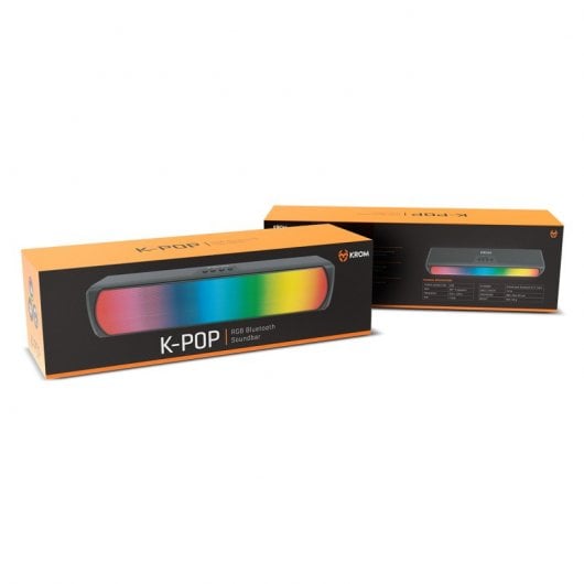 Barra audio RGB Bluetooth Krom K-Pop