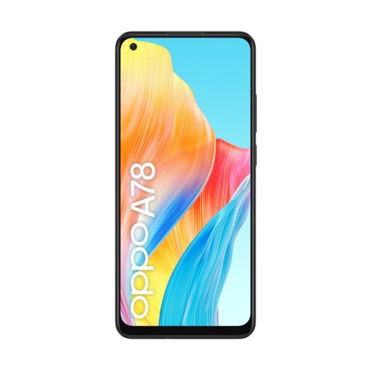 OPPO A78 4G Smartphone, AI Doppia fotocamera 50+2MP, Selfie 8MP, Display 6.43” 90HZ AMOLED FHD+, 5000mAh, RAM 8(Esp 4GB/6GB/8GB)+ROM 128GB (esp1TB), IP54, Supporto Auto [Versione Italia], Mist Black
