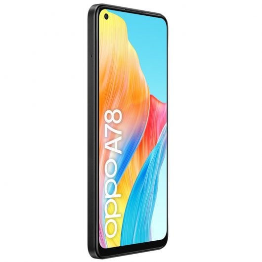 OPPO A78 4G Smartphone, AI Doppia fotocamera 50+2MP, Selfie 8MP, Display 6.43” 90HZ AMOLED FHD+, 5000mAh, RAM 8(Esp 4GB/6GB/8GB)+ROM 128GB (esp1TB), IP54, Supporto Auto [Versione Italia], Mist Black