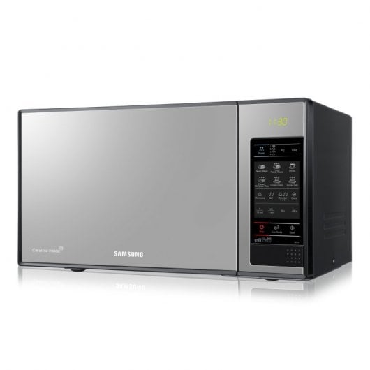 Samsung GE83X/XEC Microondas con Grill 23L 800W/Grill 1200W Espejo Negro