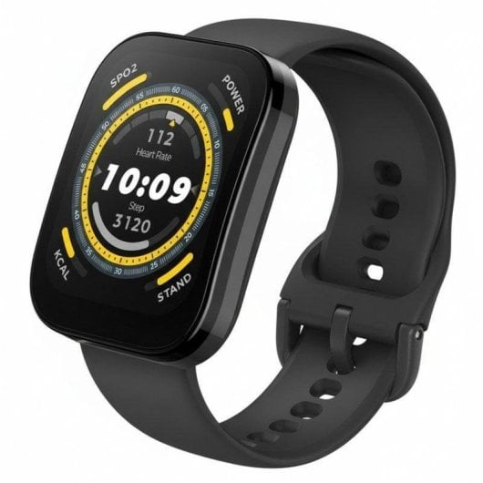 Amazfit Bip 5 Bluetooth GPS 46mm LCD Gris IP68 Étanche SpO2 Pulsomètre Sommeil