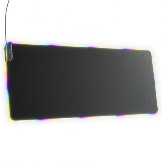 Tappetino per mouse da gioco Hyte CNVS nero qRGB 90x37 cm
