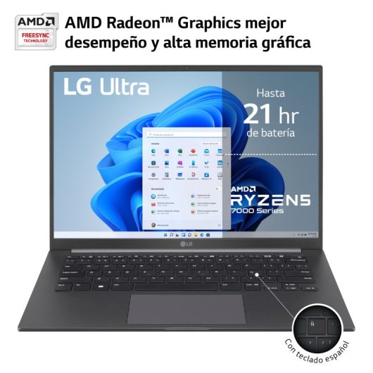 LG Ultra 14U70R AMD Ryzen 5 7530U/8 GB/512 GB SSD/14"