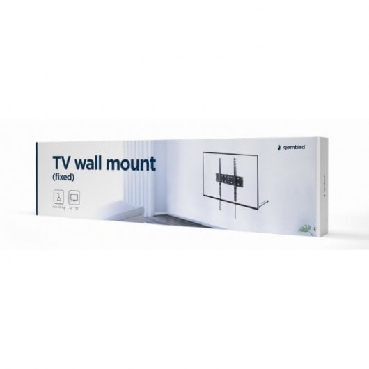 Gembird WM-55F-02 Suporte de Parede para TV até 55" VESA 400x400 Máx. 40Kg Preto