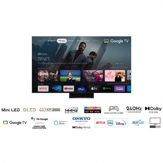 TCL 65C845 65" Mini-LED QLED UltraHD 4K HDR10+