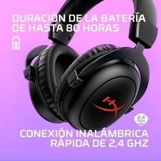 Casque HyperX Cloud II Core sans fil/câble DTS Headphone:X Gaming avec Réduction de Bruit Noir/Rouge
