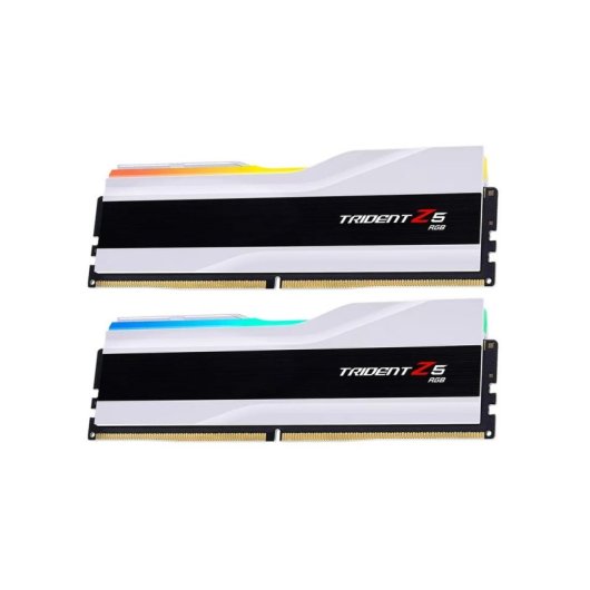 Memória RAM G.Skill Trident Z5 RGB 32GB 2x16GB DDR5 6400MHz CL32 Branco Mate