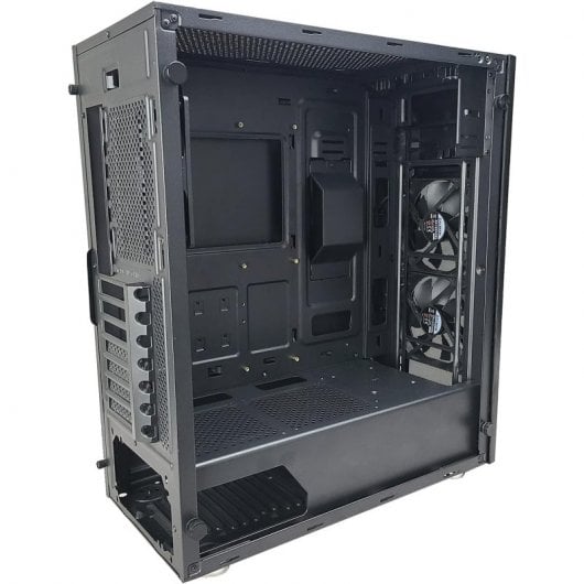 Zalman Z1 Plus ATX Mid Tower PC Case Pre-installed 2 x 120mm blue LED fan in front 1 Midi Tower Nero