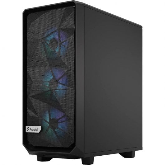 Fractal Design Meshify 2 Compact RGB Light Tint Mid Tower Cristal Templado USB 3.2 Negra