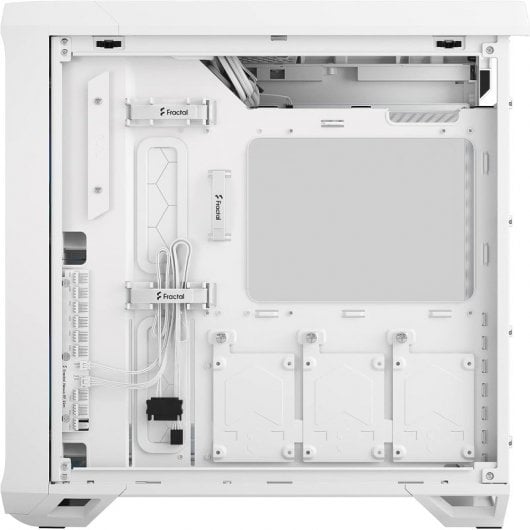 Fractal Design Compact RGB Clear Tint Midi Tower Cristal Templado USB 3.2 Blanco
