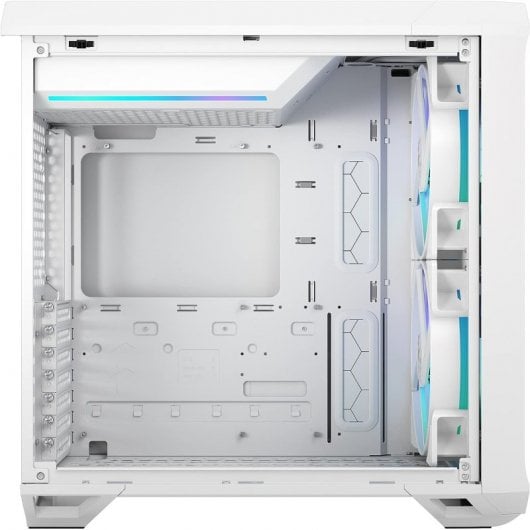 Fractal Design Compact RGB Clear Tint Midi Tower Cristal Templado USB 3.2 Blanco