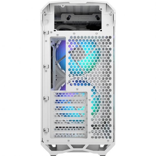 Fractal Design Compact RGB Clear Tint Midi Tower Cristal Templado USB 3.2 Blanco