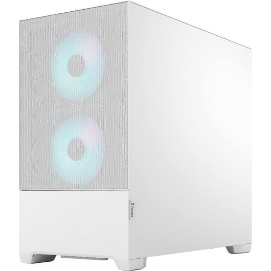 Fractal Design Pop Mini Air RGB Mini Tower Vidro Temperado USB 3.2 Branca