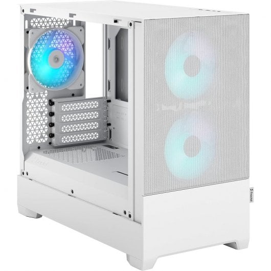 Fractal Design Pop Mini Air RGB Mini Tower Vidro Temperado USB 3.2 Branca