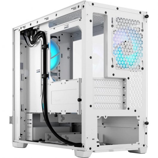 Fractal Design Pop Mini Air RGB Mini Tower Vidro Temperado USB 3.2 Branca