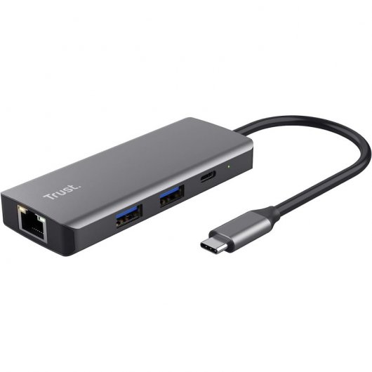 Trust Dalyx Adaptador Multipuerto USB-C 6 en 1