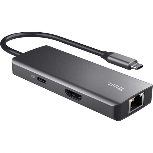 Trust Dalyx Adaptador Multipuerto USB-C 6 en 1