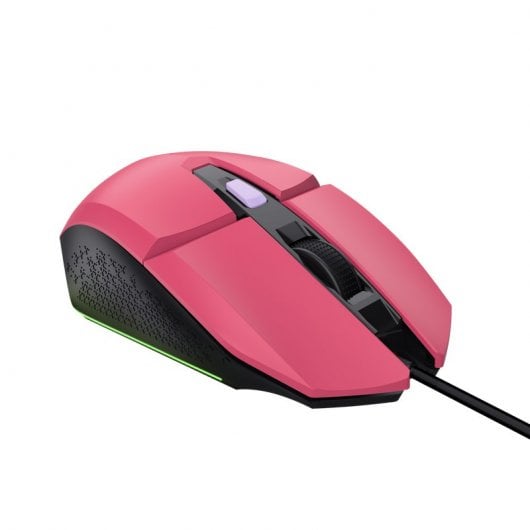 Trust GXT 109P Felox Rato Gaming Iluminado USB 6400 DPI Rosa