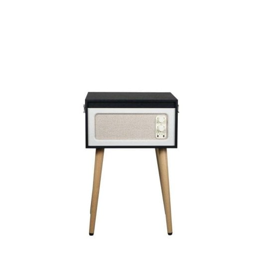Tocadiscos Prixton Detroit 10W Bluetooth Riemenaandrijving Vinyl FM Radio Zwart
