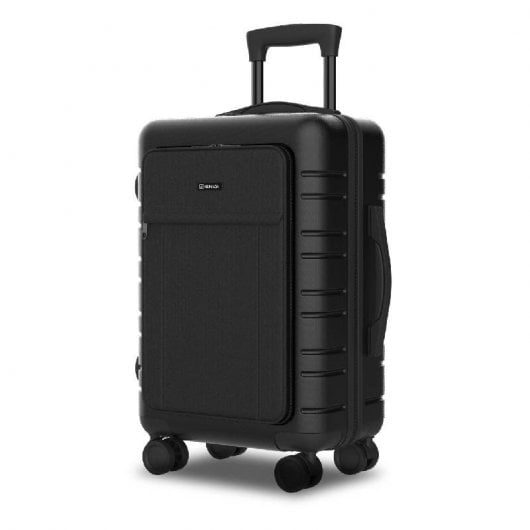 Numada Upfly T21 Valigia da viaggio cabina con tasca frontale (56x37x23,5 cm) Nero