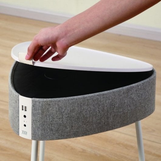 TD Systems SM20B11PB Altavoz Mesa Bluetooth 20W con Batería 2500mah Blanco