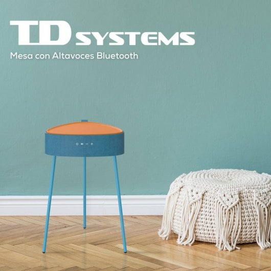 TD Systems SM20B11PN Altavoz Mesa Bluetooth de 20W con Batería 2500mah Naranja