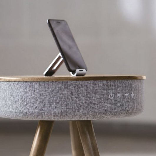 TD Systems SM30B11WR Altavoz Mesa Bluetooth 30W con Batería 2200mah Madera Roble