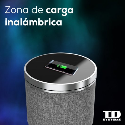 TD Systems SM65B11WR Altavoz Mesa Bluetooth 65W Madera Roble