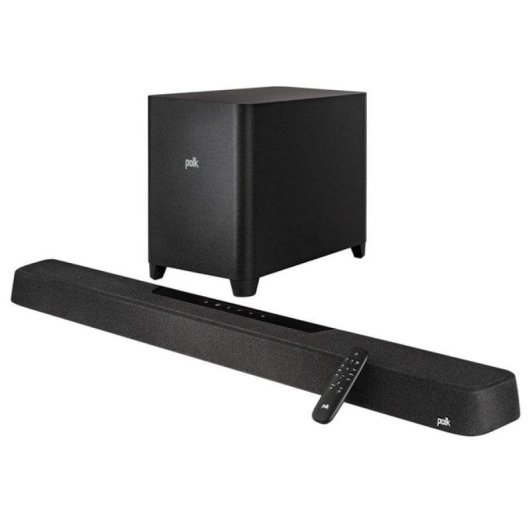 Barre de Son Polk Audio Magnifi Max AX 5.1.2 Bluetooth WiFi Subwoofer Dolby Atmos