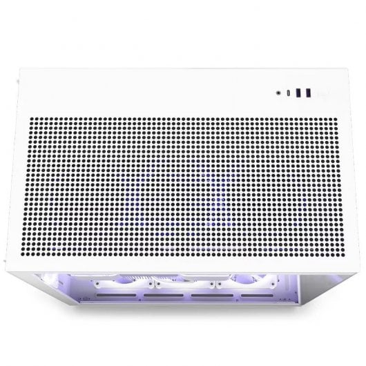 NZXT H9 Flow Mid Tower Vidro Temperado USB 3.2 Branca