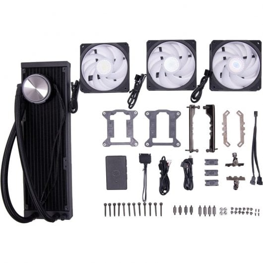 Cooler Master MasterLiquid PL360 Flux Processore Kit di raffreddamento a liquido 12 cm Nero