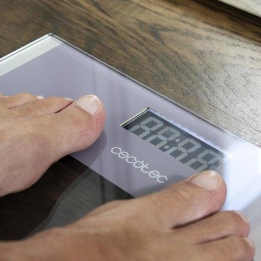 Balança Digital Cecotec Surface Precision Healthy Até 180 kg Ecrã LCD Vidro Temperado