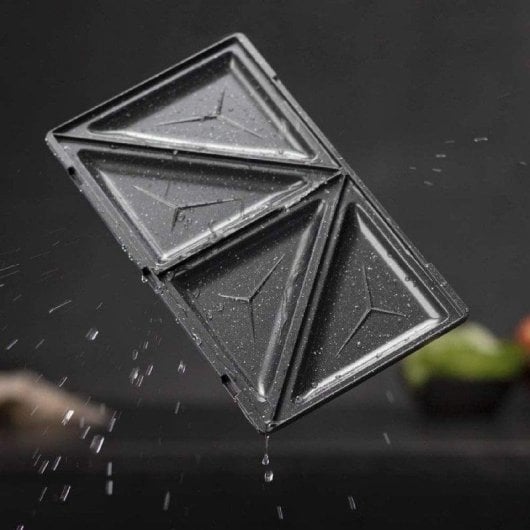 Sandwichera Cecotec Rock'n Toast 1000 3in1 Inox 800W plaques amovibles