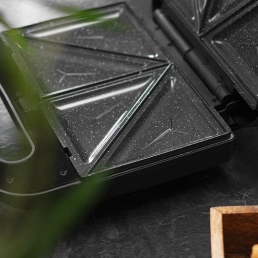 Sandwichera Cecotec Rock'n Toast 1000 3in1 Inox 800W plaques amovibles