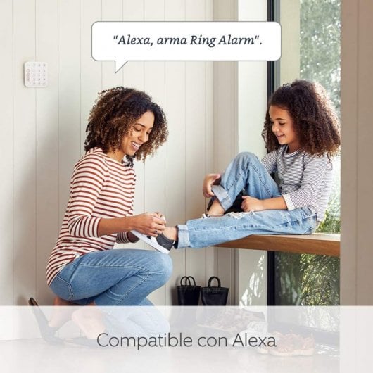 Ring Alarm Security Kit, 5 piece - 2nd Generation sistema di allarme di sicurezza Wi-Fi Bianco