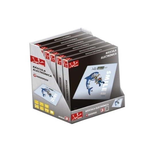 Digitale Personenwaage Jata 295K Bis 150kg Gehärtetes Glas LCD-Display Blau