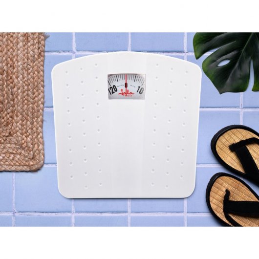 Jata 70 Báscula De Baño Mecánica Números Extra Grandes Blanco