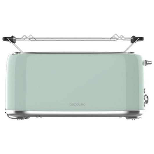 Grille-pain Cecotec Toast&Taste 1600 Retro Double 4 tranches acier vert 1630W